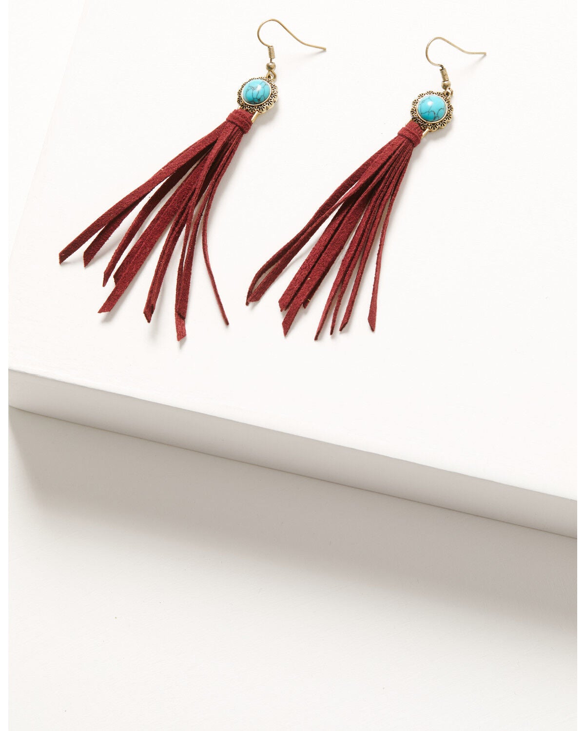 Image #1 - Shyanne Women's Golden Skyland Suede Fringe Earrings, Gold, hi-res