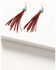 Image #1 - Shyanne Women's Golden Skyland Suede Fringe Earrings, Gold, hi-res