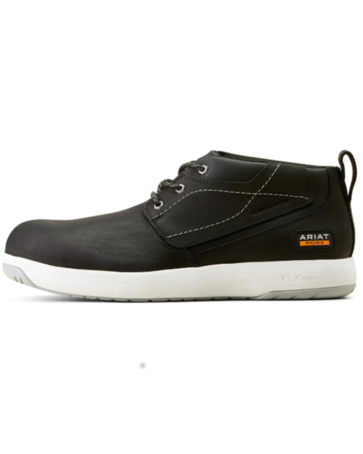 Image #2 - Ariat Men's Conveyer Work Shoes - Composite Toe, Black, hi-res