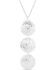 Image #1 - Montana Silversmiths Women's Triple Concho Dangle Necklace, Silver, hi-res