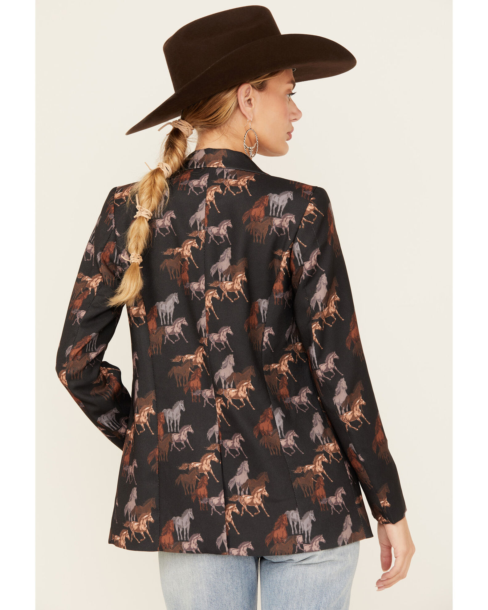 Horse print blazer online