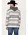 Image #4 - Cowboy Hardware Men's Desert Serape Hooded Sweatshirt, Grey, hi-res