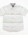 Image #1 - Cody James Toddler Boys' Striped Short Sleeve Snap Western Shirt, Tan, hi-res