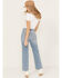 Image #3 - Cleo + Wolf Women's Medium Wash High Rise Slim Straight Ankle Jeans, Medium Wash, hi-res