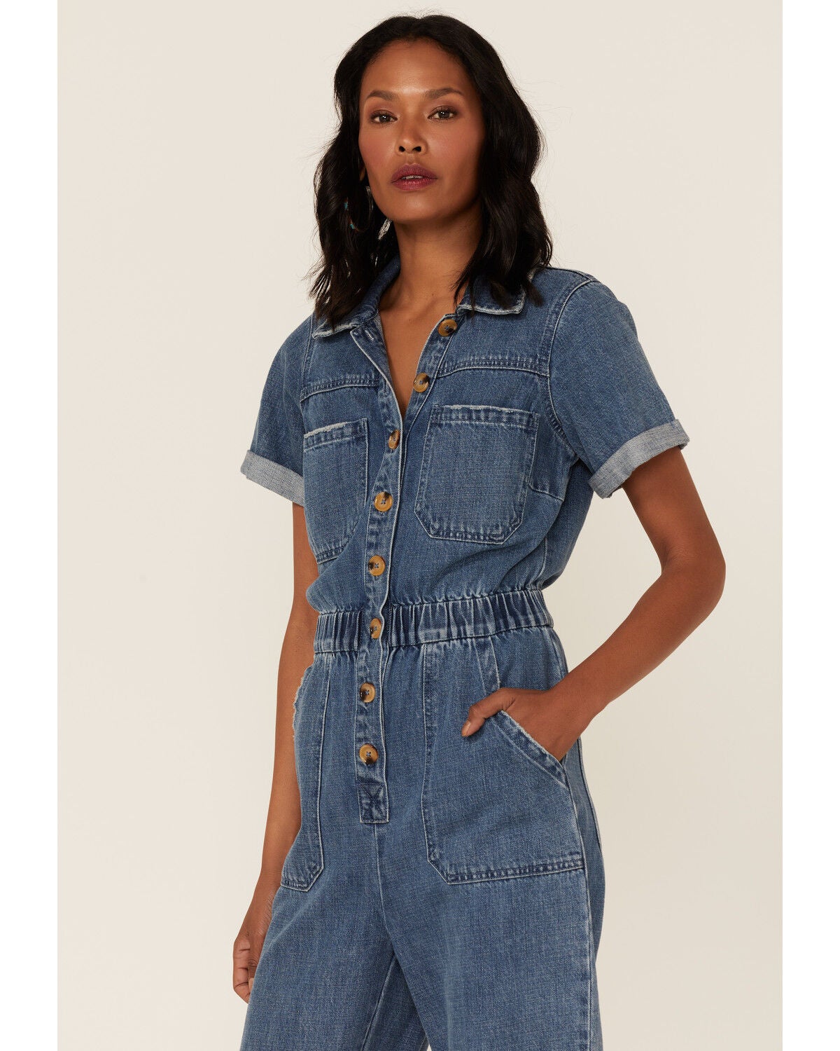 Denim Cannon Jumpsuit | Sheplers