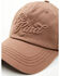 Image #2 - Cleo + Wolf Women's Be Kind Embossed Ball Cap, Brown, hi-res