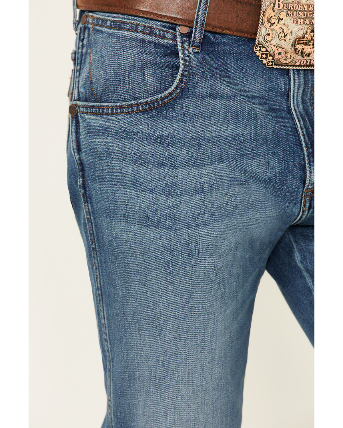 Wrangler Retro Men's Starry Night Stretch Slim Bootcut Jeans
