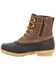 Georgia Boot Boys" Marshland Lace-Up Duck Boots - Round Toe , Brown, hi-res