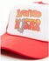 Image #2 - Rodeo Hippie Women's Bronco Buster Ball Cap, Red, hi-res