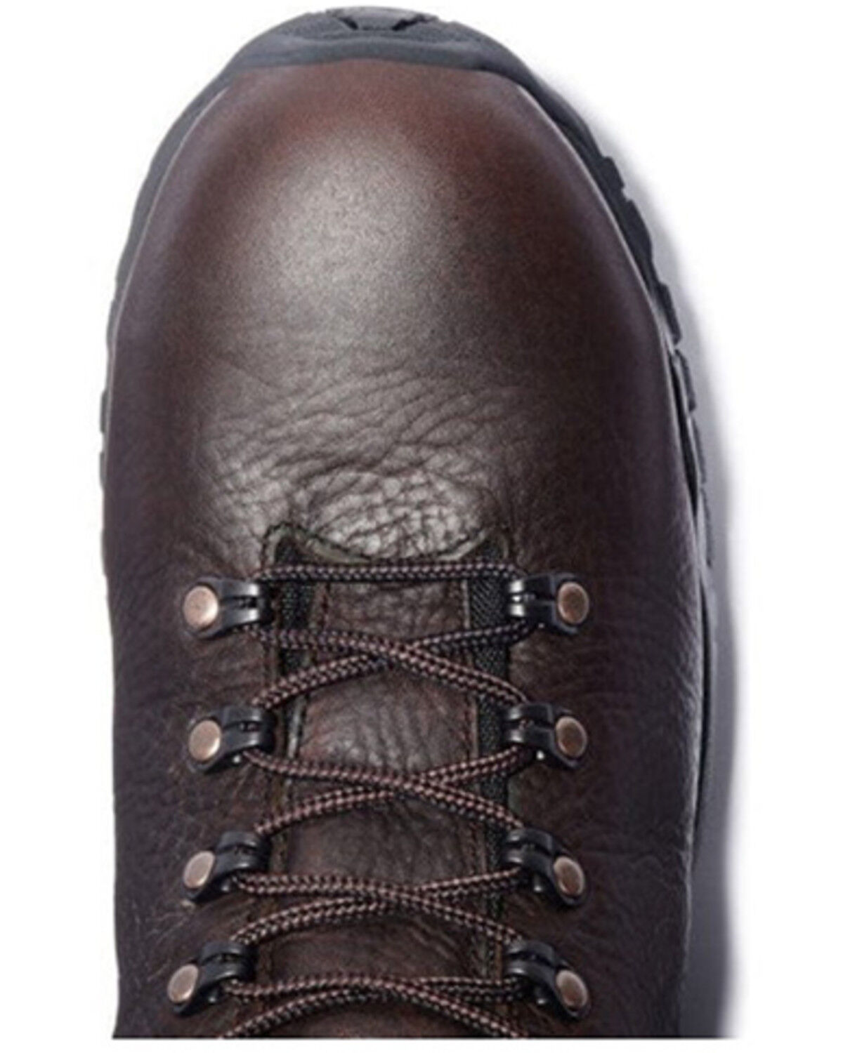 Image #4 - Timberland Men's TiTAN Waterproof Work Boots - Steel Toe, Dark Brown, hi-res
