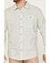 Brothers & Sons Men's Performance Solid Long Sleeve Button Down Western Shirt , Green, hi-res
