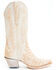 Image #2 - Dan Post Women's Caiman Print Western Boots - Snip Toe, Peach, hi-res