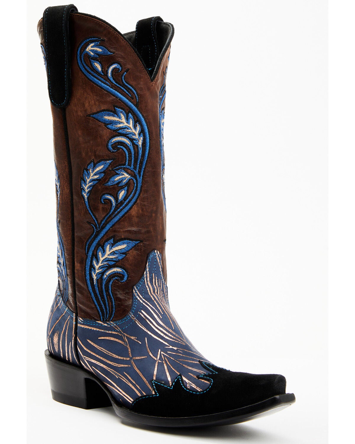 Yippee Ki Yay by Old Gringo Women's Elva Western Boots - Snip Toe, Brown, hi-res