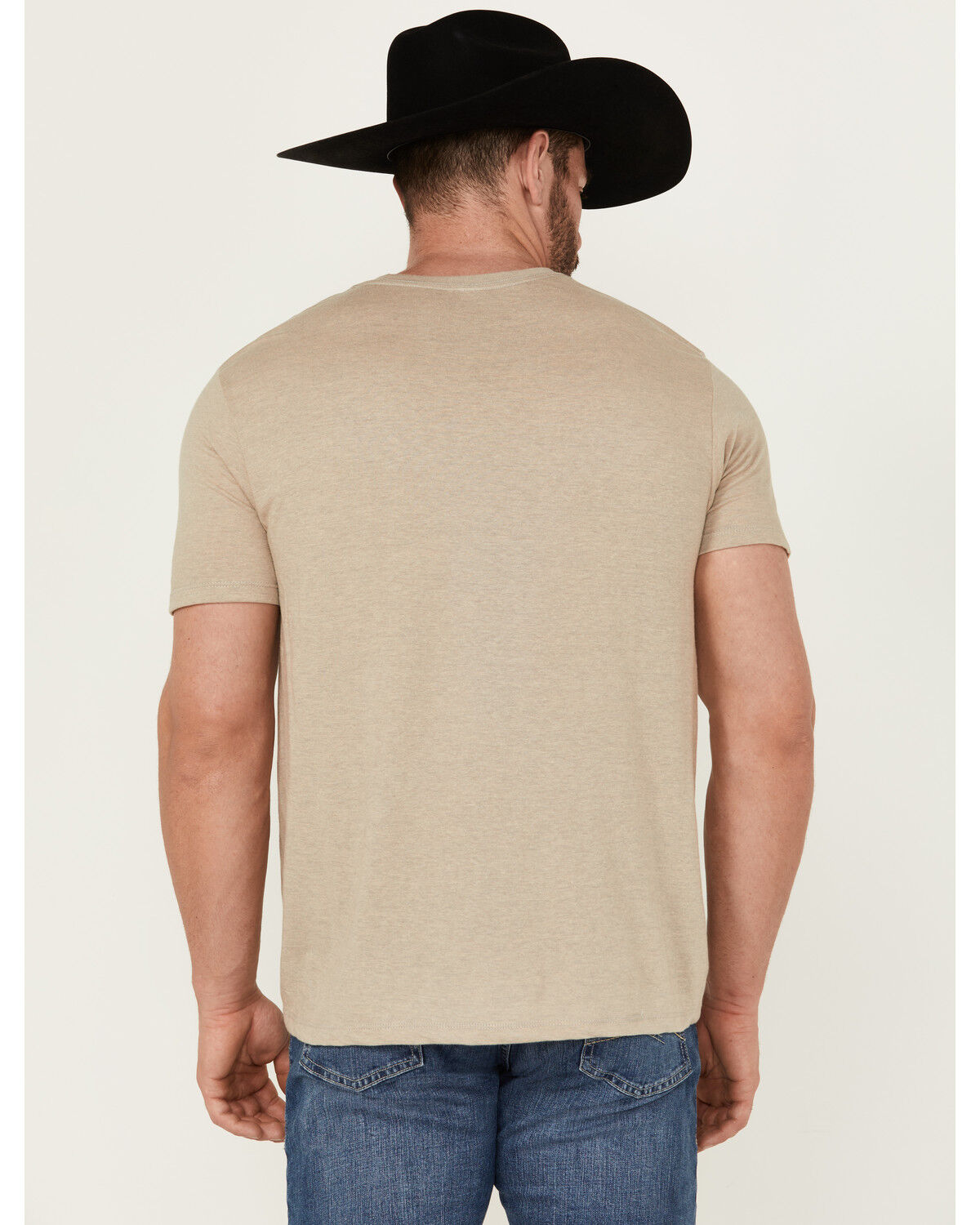 Image #4 - Cody James Men's Southwest Reins Logo Short Sleeve Graphic T-Shirt, Tan, hi-res