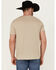 Image #4 - Cody James Men's Southwest Reins Logo Short Sleeve Graphic T-Shirt , Tan, hi-res