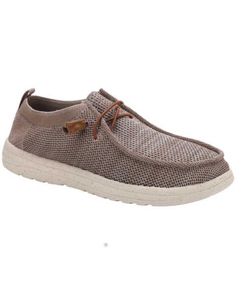 Image #1 - Lamo Footwear Men's Michael Slip-On Casual Shoes - Moc Toe , Beige, hi-res