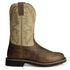 Image #2 - Justin Men's Stampede Superintendent Work Boots - Steel Toe, Brown, hi-res