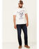 Flag & Anthem Men's White Whiskey Eagle Graphic Short Sleeve T-Shirt , White, hi-res