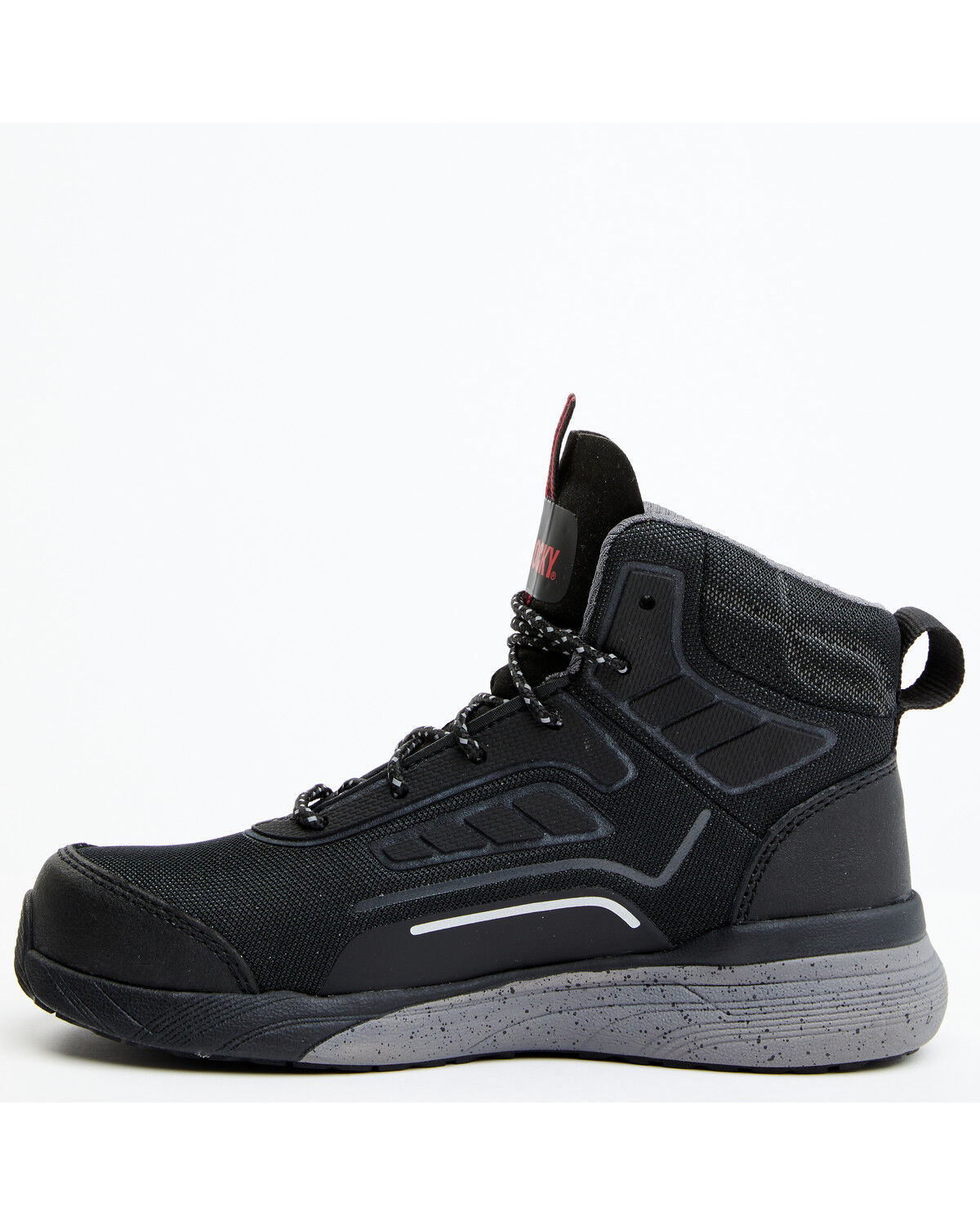 Image #3 - Rocky Men's Industrial Athletix Hi-Top 6" Work Shoe - Composite Toe, Black, hi-res