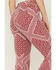 Image #2 - Shyanne Women's Red Bandana Print Flare Jeans, , hi-res