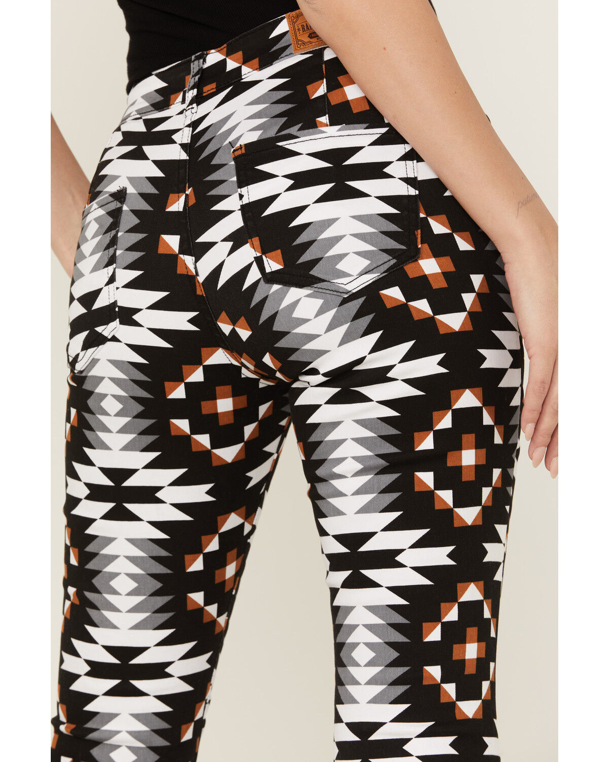 Image #4 - Ranch Dress'n Women's Full Del Rio Southwestern Print Super Flare Pants, , hi-res