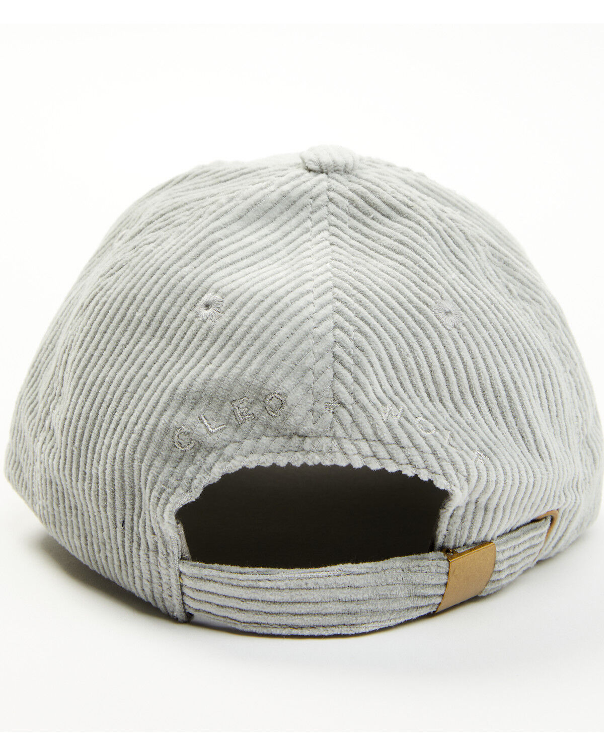 Image #3 - Cleo + Wolf Women's Solid Corduroy Ball Cap, Grey, hi-res