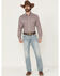 Image #1 - RANK 45® Men's Trigger Slim Bootcut Stretch Denim Jeans, Light Wash, hi-res