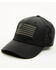 Image #1 - Hawx Men's Logo Flag Ball Cap, Black, hi-res