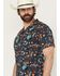 Image #2 - Cinch Men's Camp Space Cowboy Short Sleeve Button-Down Western Shirt, , hi-res
