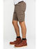 Image #3 - ATG by Wrangler Men's Morel Utility Asymmetric Cargo Shorts, Brown, hi-res
