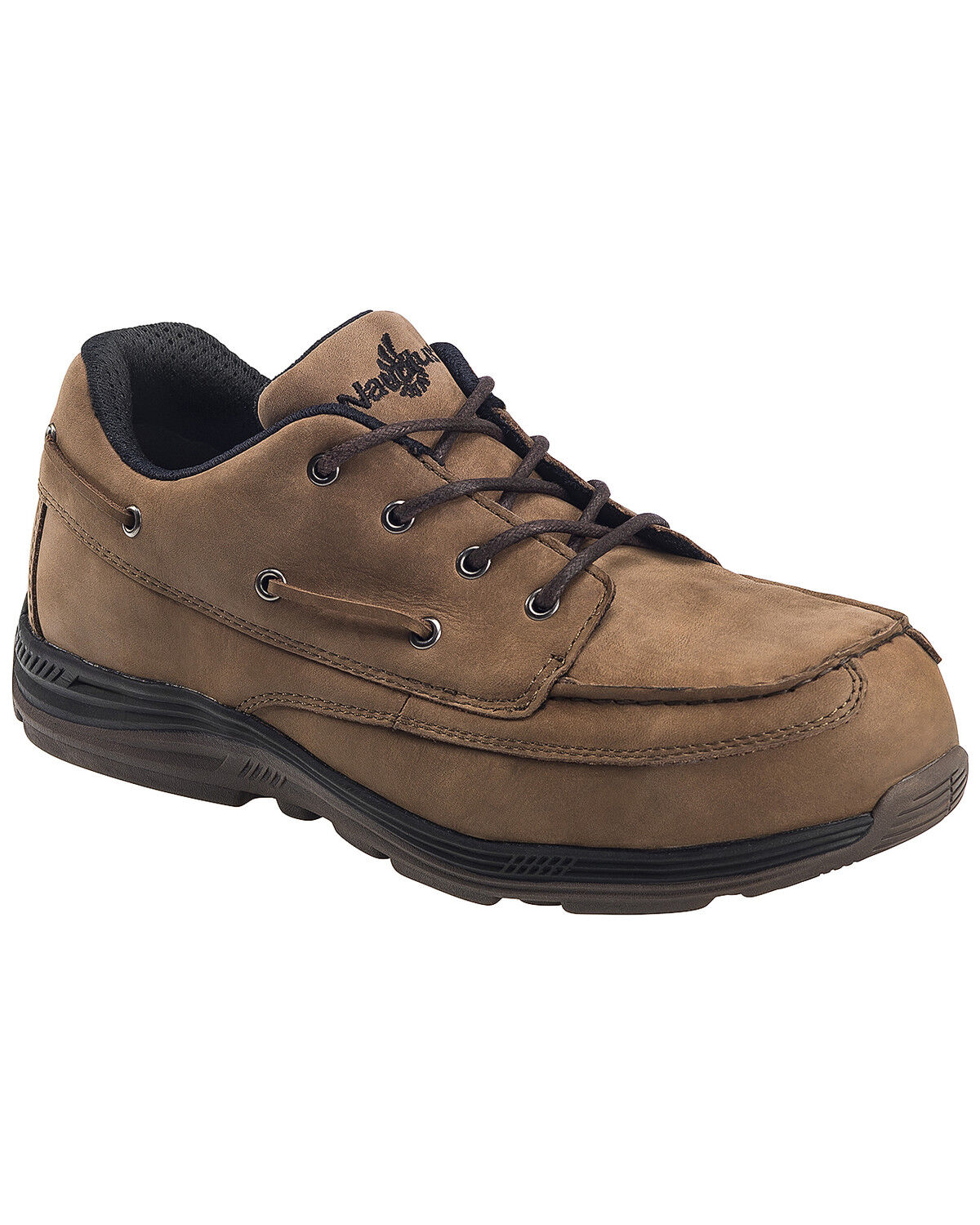 Image #1 - Nautilus Men's EH Carbon Nanofiber Casual Work Shoes - Composite Toe, Brown, hi-res
