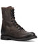 Image #1 - Frye Men's Dean Combat Lace-Up Boots - Round Toe, Chocolate, hi-res