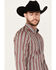 Image #2 - RANK 45® Men's Pattison Southwestern Striped Print Long Sleeve Button-Down Western Shirt, Cream, hi-res