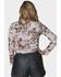Image #2 - Lovlei Ranch Women's Cheyenne Wild and Free Horse Print Long Sleeve Pearl Snap Western Shirt, Ivory, hi-res