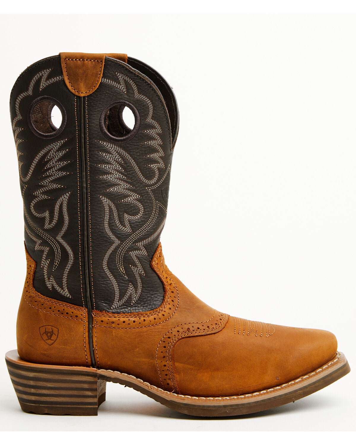Ariat Heritage Roper Wide Square Toe Black Deertan 12D Like New Ariat Alden Wide Square Toe Western Boot (Men) | Nordstrom main image 2