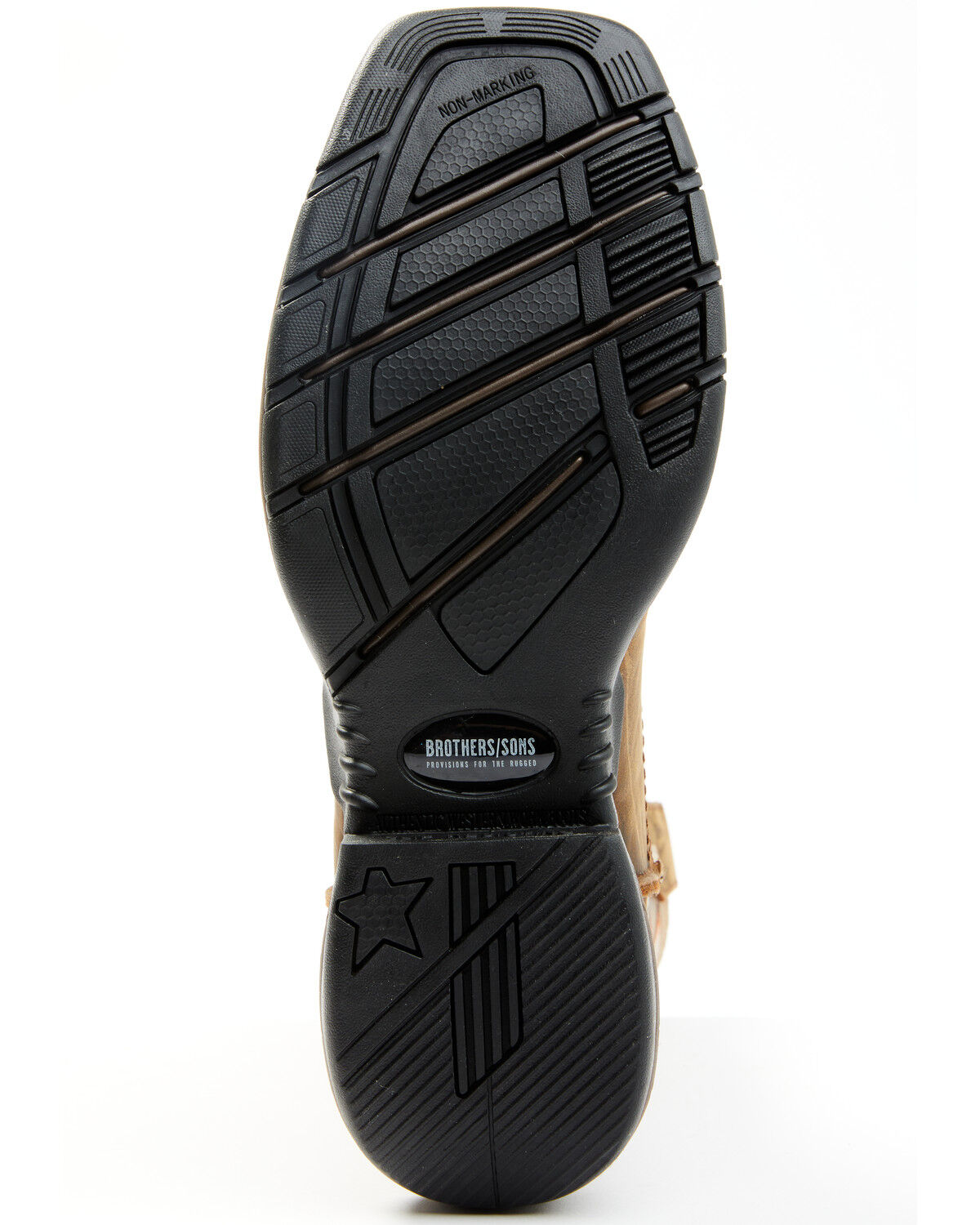 Image #7 - Brothers and Sons Men's Tyche Obsessed Bone Performance Leather Western Boots - Broad Square Toe, , hi-res
