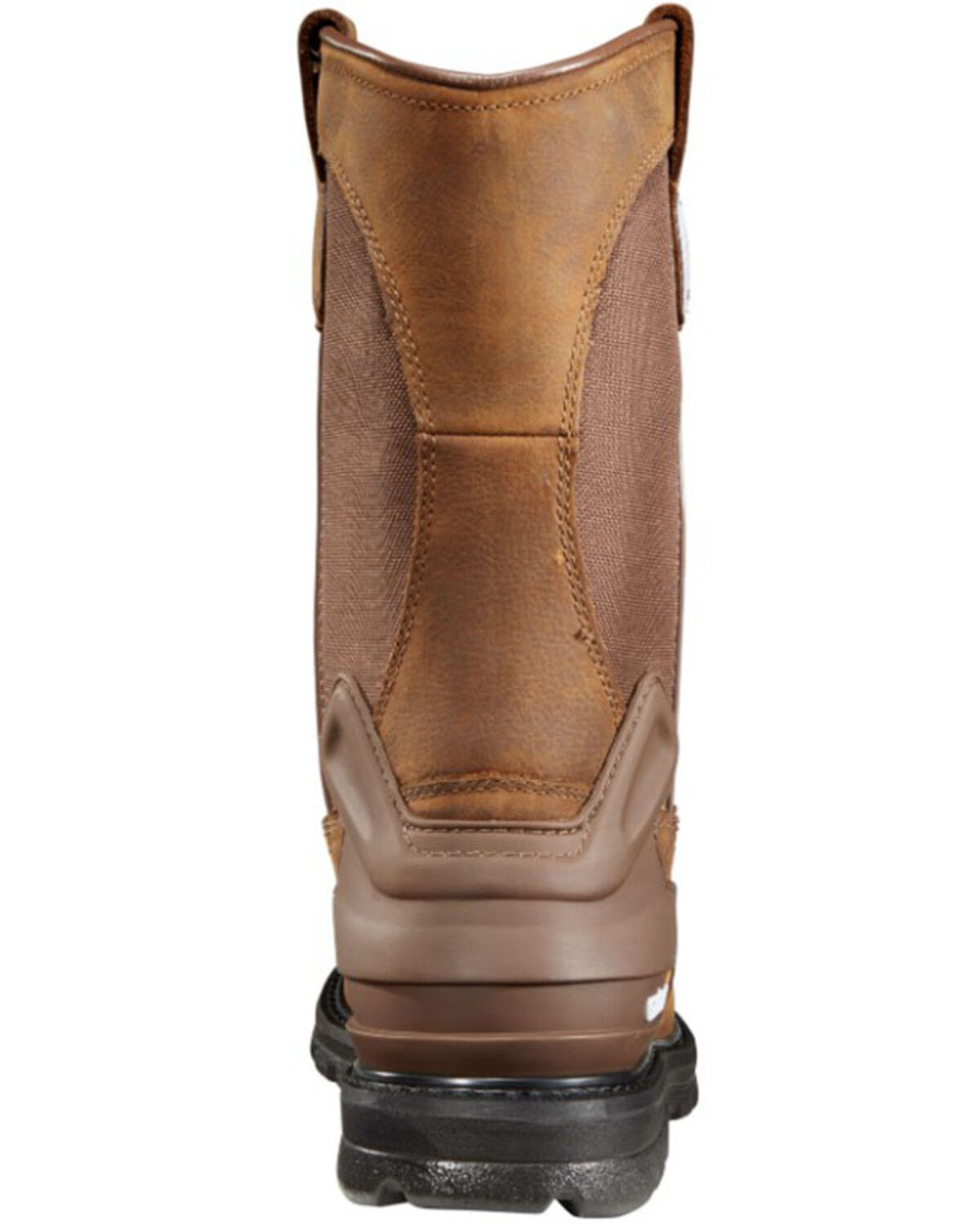 Image #4 - Carhartt Men's Waterproof Wellington Pull On Work Boots - Round Toe, Bison, hi-res