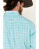 Ariat Men's Tangier Large Plaid Long Sleeve Button Down Western Shirt - Big, Turquoise, hi-res