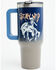 Image #1 - Boot Barn 40oz Take Stay Wild With Handle, Navy, hi-res