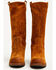 Image #2 - Cleo + Wolf Women's Scout Suede Fashion Boots - Round Toe, Cognac, hi-res