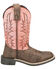 Image #2 - Smoky Mountain Girls' Rustic Rider Western Boots - Broad Square Toe, Brown, hi-res