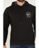 Image #3 - Wrangler Men's Boot Barn Exclusive Bucking Bronco Hooded Sweatshirt, Black, hi-res