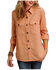Image #1 - Stetson Women's Lyocell Button-Front Shirt Jacket, Orange, hi-res