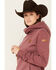 Image #2 - Wanakome Women's Artemis Cowl Neck Hoodie, Burgundy, hi-res