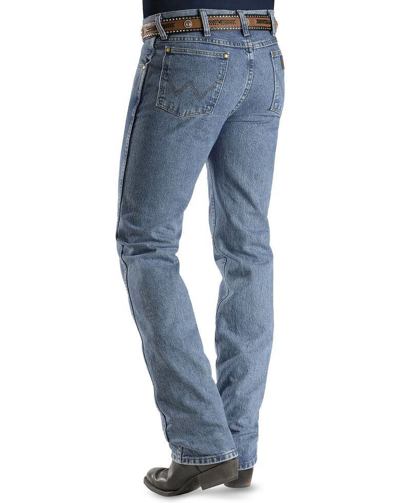 Wrangler Jeans - Cowboy Cut 36MWZ Slim Fit Jeans Stonewash, Stonewash, hi-res