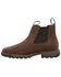 Image #3 - Rocky Men's Legacy 32 Twin Gore Western Work Chelsea Boots - Square Toe, Dark Brown, hi-res