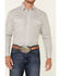 Rough Stock By Panhandle Men's Sand Southwestern Geo Print Long Sleeve Snap Western Shirt, Sand, hi-res