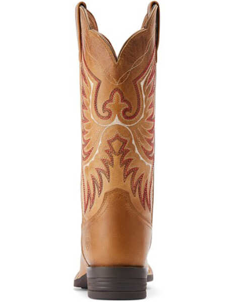Image #3 - Ariat Women's Rockdale Western Performance Boots - Broad Square Toe, Brown, hi-res