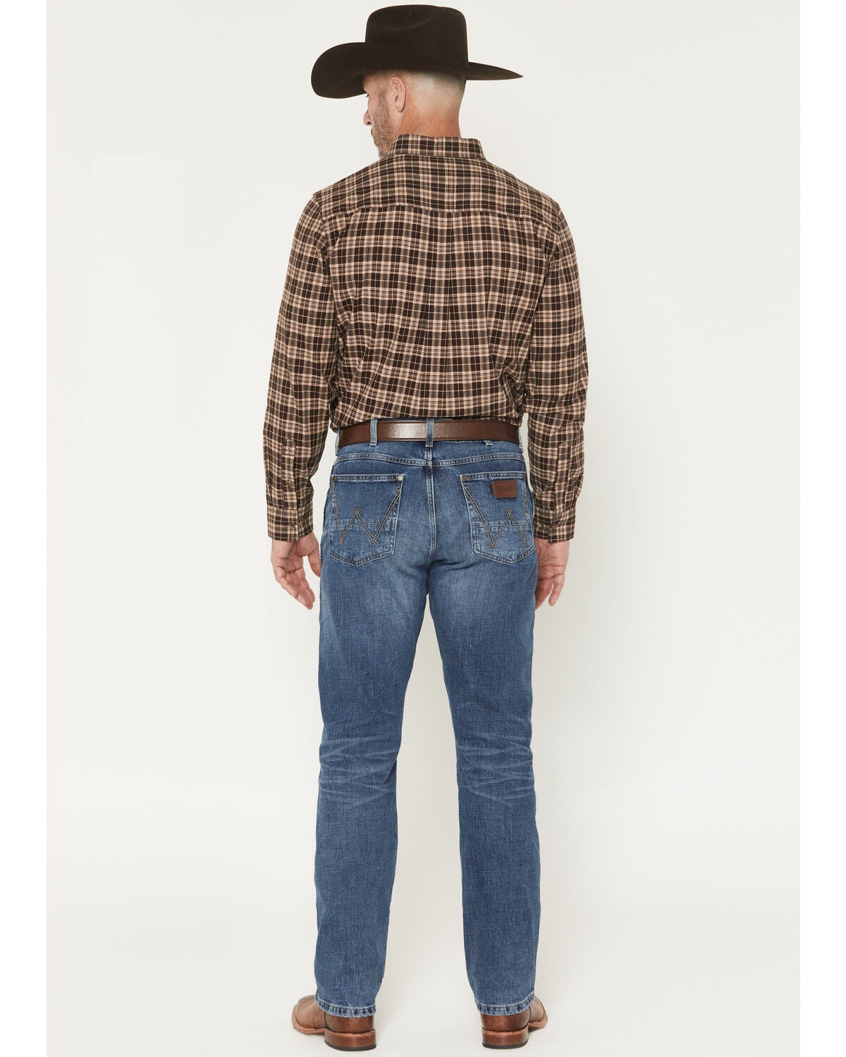 Image #3 - Wrangler Retro Men's 88MWZ Eastside Medium Wash Slim Straight Stretch Denim Jeans, Medium Wash, hi-res
