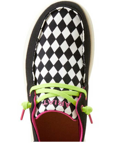 Image #4 - Ariat Women's Hilo Casual Shoes - Moc Toe , Black, hi-res